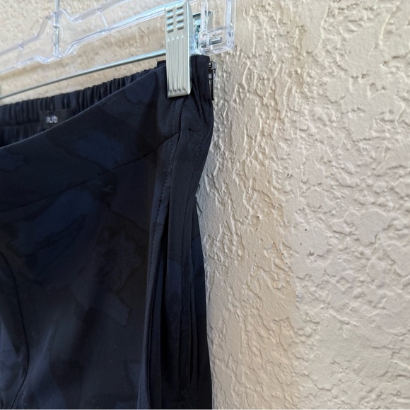 Ruti Pants On The Move Work Brushstroke Ankle Slouchy Chic Comfort Navy Blue 00 - Picture 7 of 12